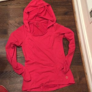Balance Collection red sweatshirt top long sleeve